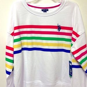 Polo sweat shirt.